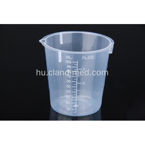 Transparent measuring cup